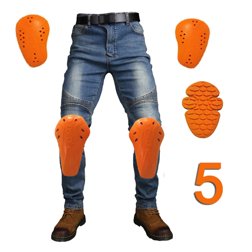 Motorcycle Gear Women Pants - Motorjeans met knie-, heup- en stuitjebescherming