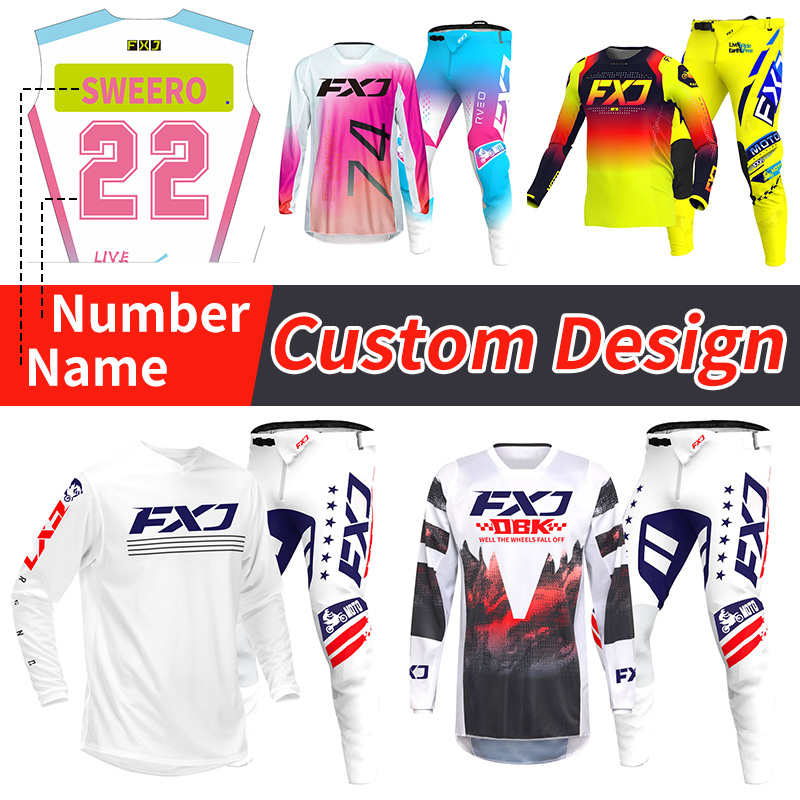 Motorcycle Gear Women Pants - Off-road motorfiets jersey en broek volwassenen