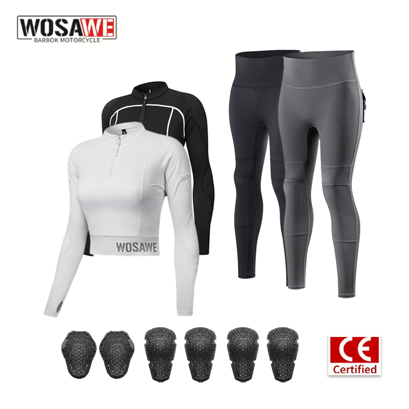 Motorcycle Gear Women Pants - WOSAWE Dames Motorpak Zomer Ademend Kort