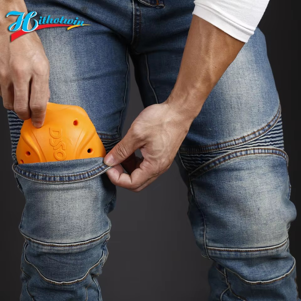 Motorjeans met knie-, heup- en - Motorcycle Gear Women Pants recensie en prijs